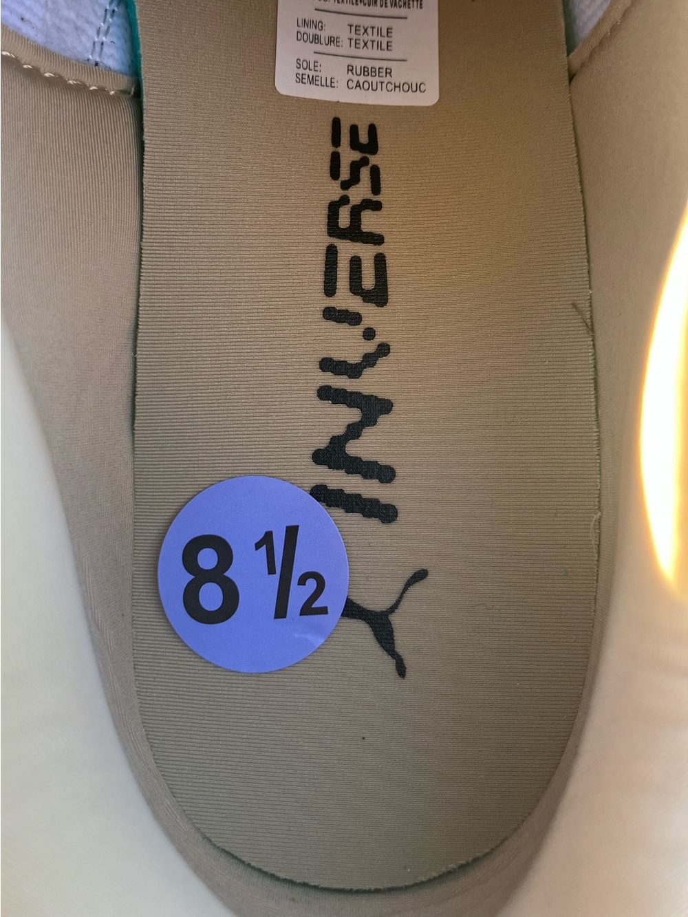PUMA Inverse Rapid Light Sand/Sand Dune Black 401811-01 – Men’s Size 9.5, New - Picture 10 of 11